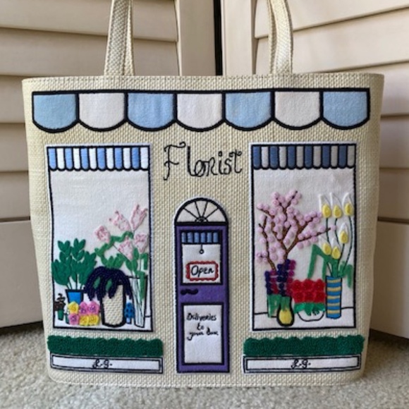 Lulu Guinness London Florist Tote Bag🌹🌷